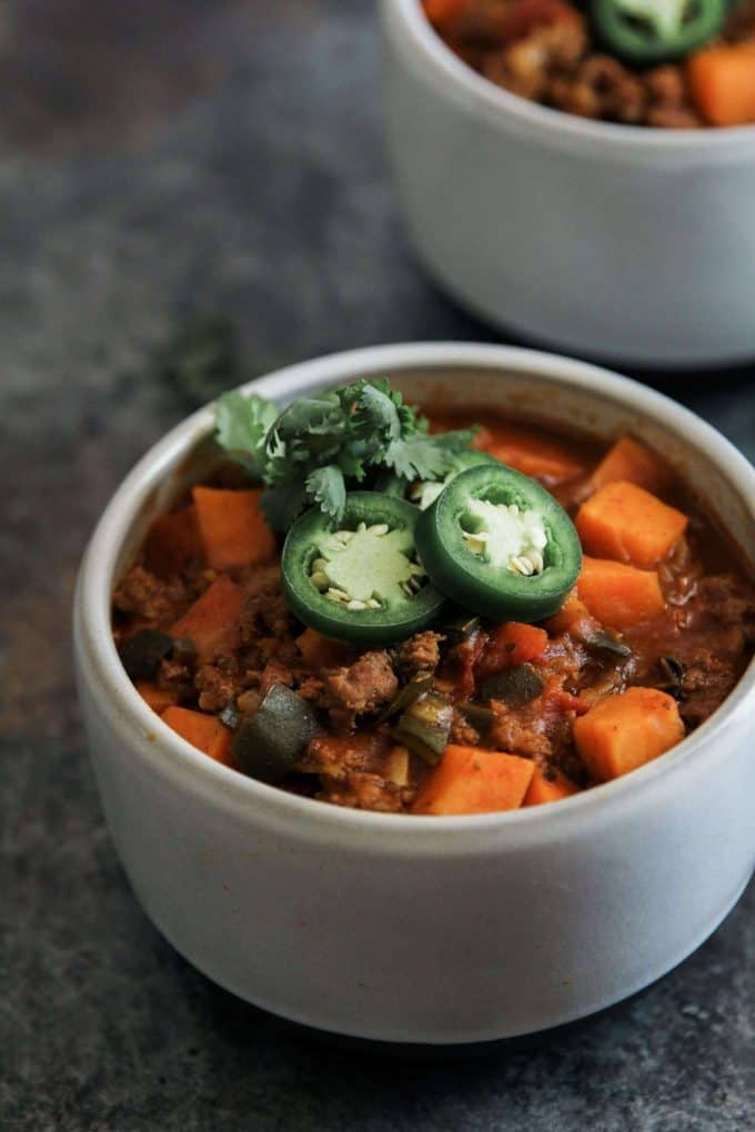 Paleo Ground Beef Recipes- Pumpkin Chili