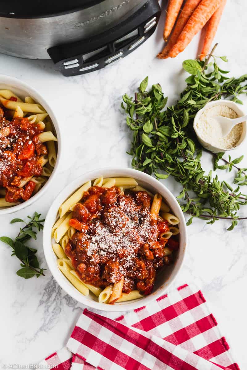 Slow Cooker Bolognese Sauce