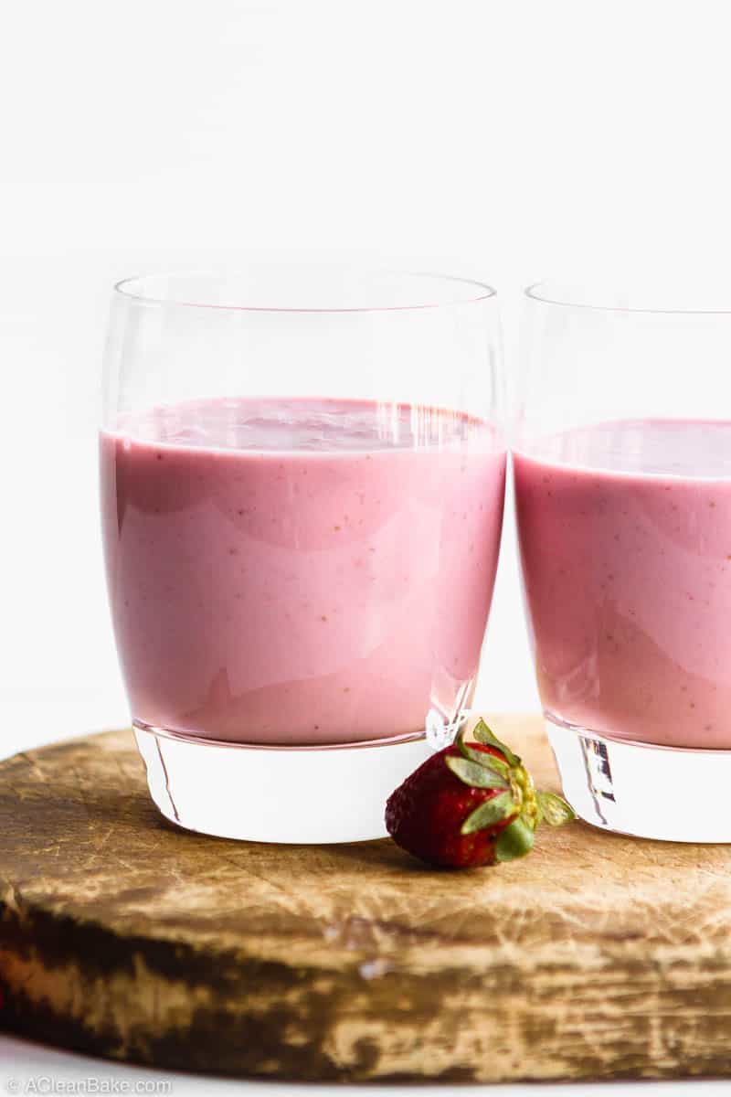 High Protein Strawberry Banana Smoothie