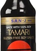 San-J Tamari Gluten Free Soy Sauce,  Black Bottle, 10 Ounce