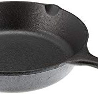 Lodge 8 Inch Cast Iron Skillet. Small Pre-Seasoned Skillet for Stovetop, Oven, or Camp Cooking