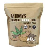 Organic Tapioca Flour/Starch (2.5lbs) by Anthony's, Gluten-Free & Non-GMO