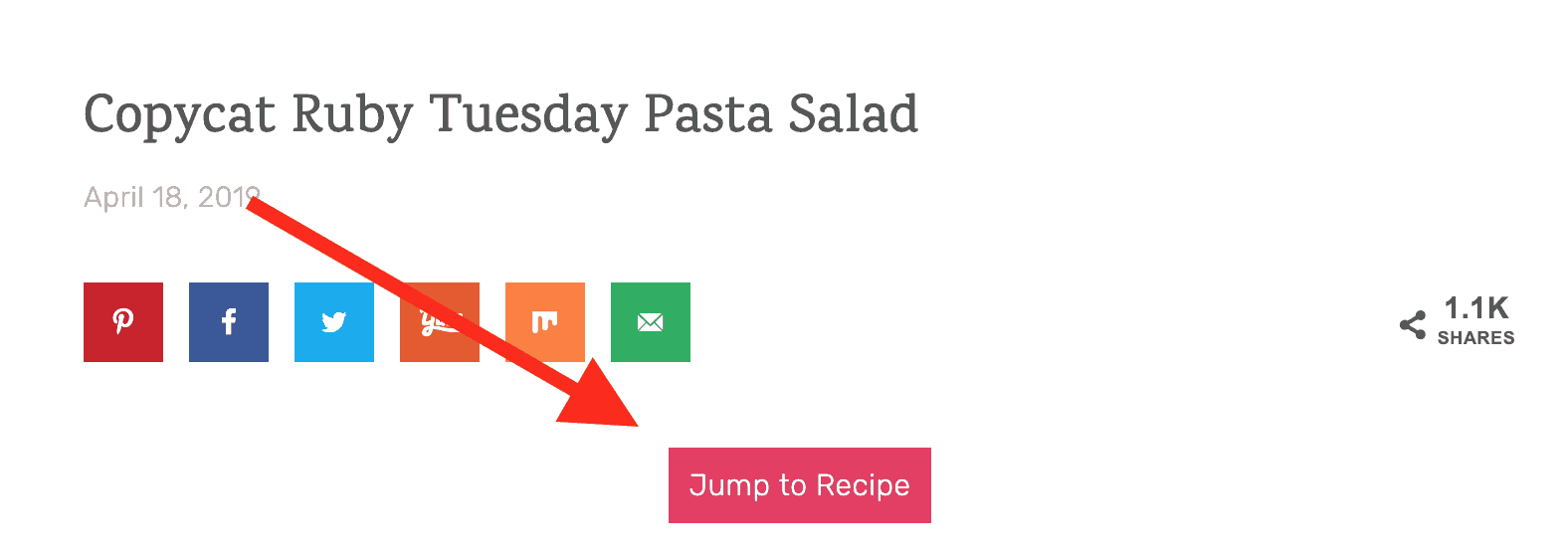 Seo Does The Jump To Recipe Button Really Matter 3603
