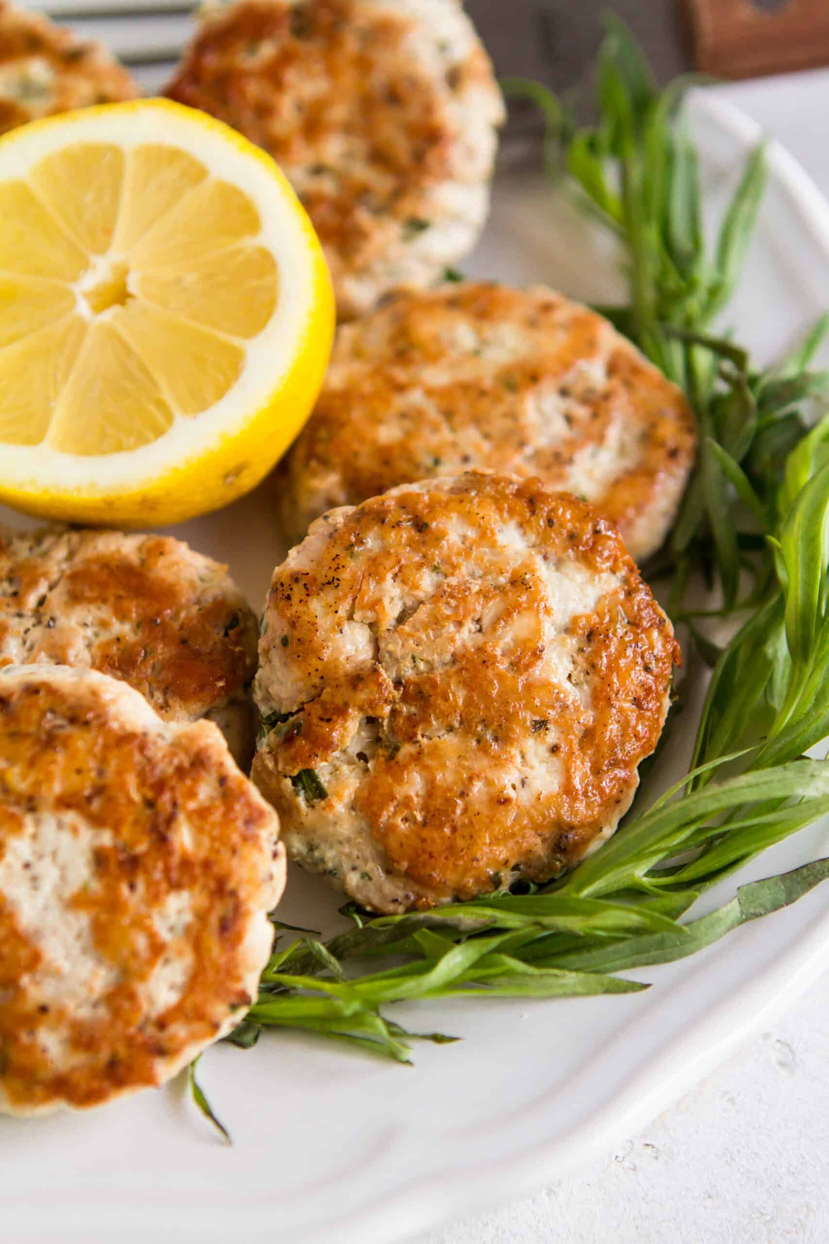 Lemon Tarragon Turkey Sausage