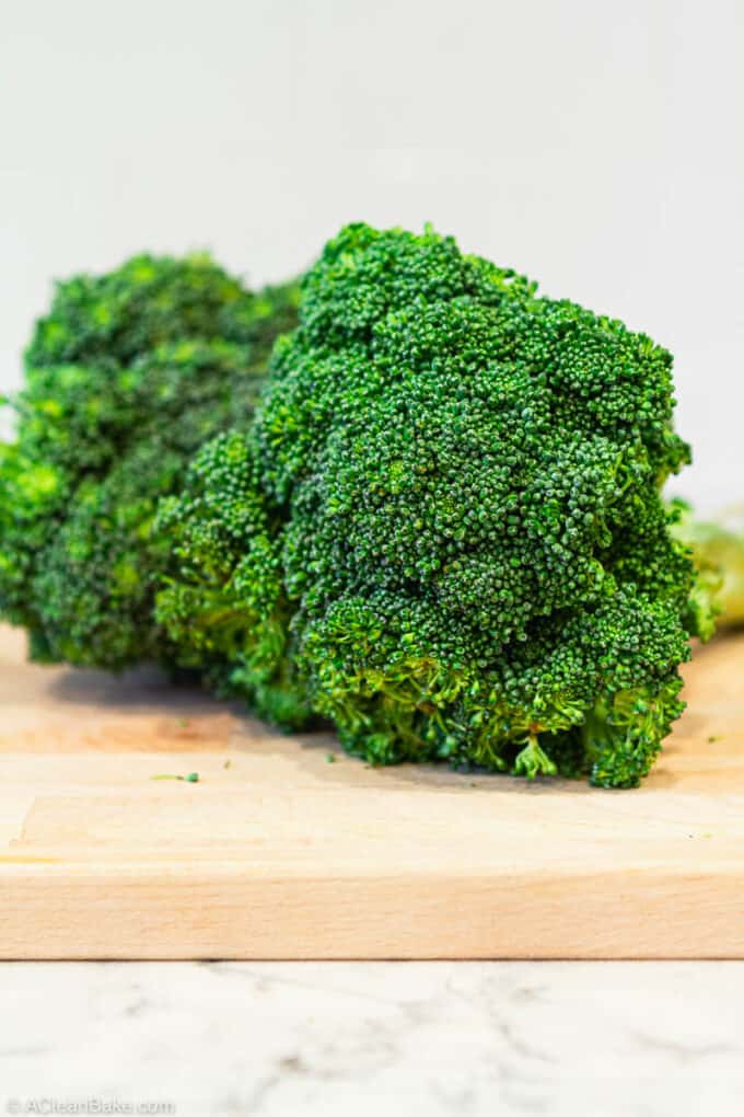 How to Freeze Broccoli: broccoli ready to freeze