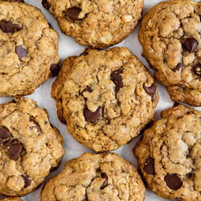 Gluten Free Oatmeal Chocolate Chip Cookies