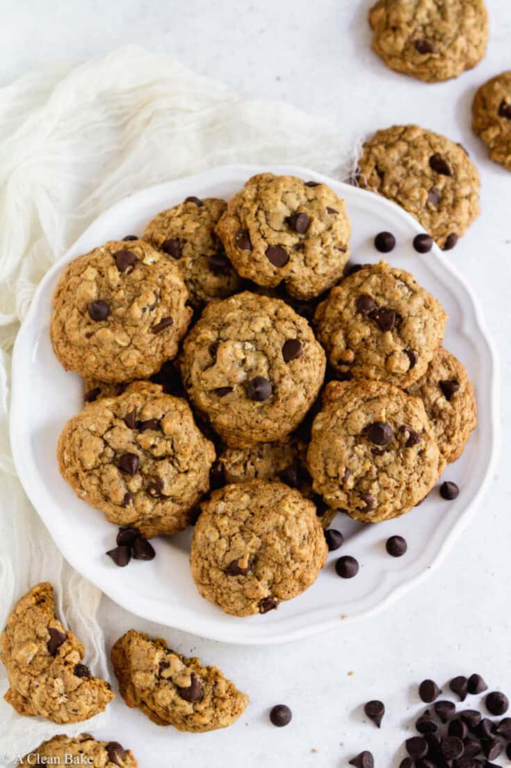 Gluten Free Oatmeal Chocolate Chip Cookies