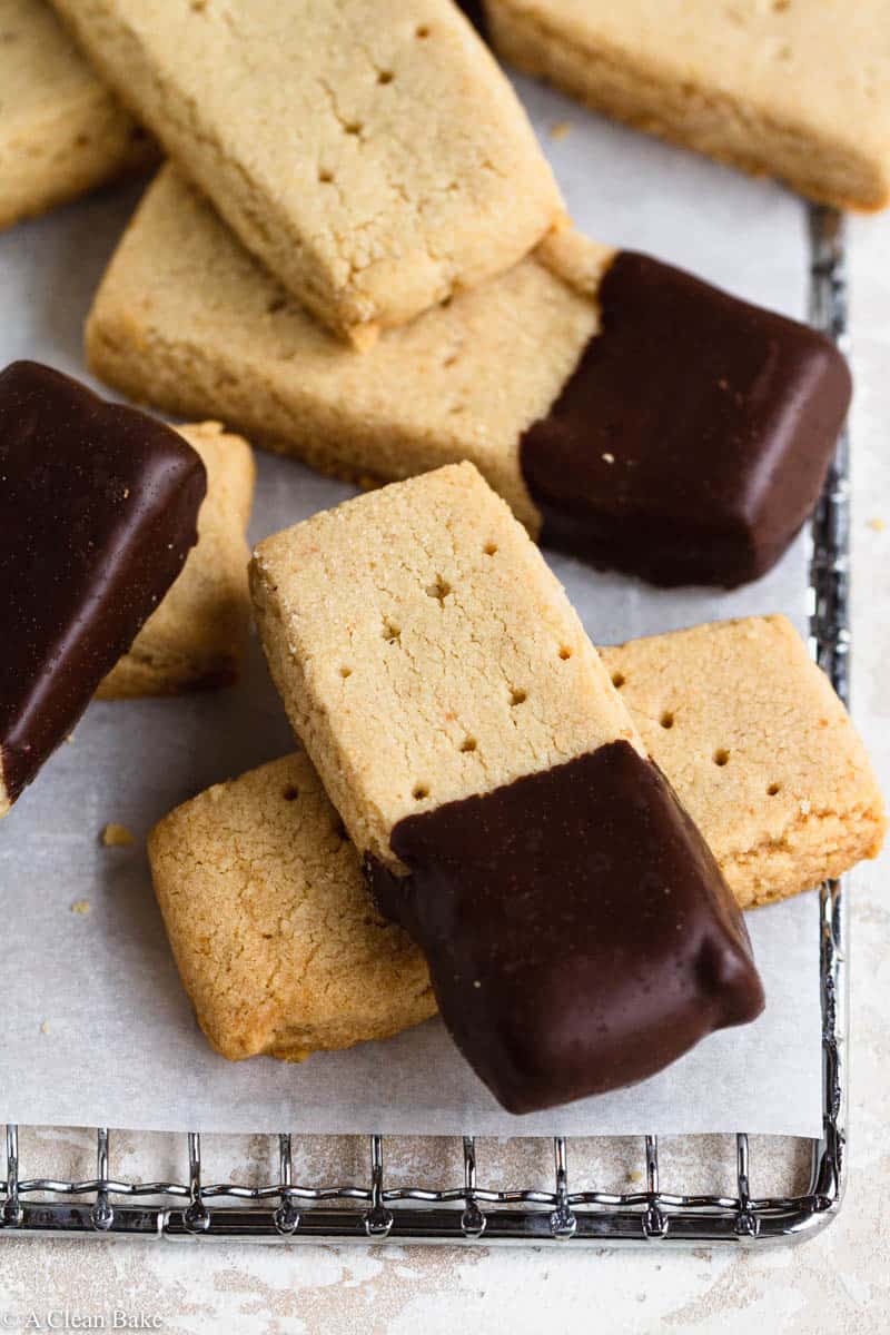 Paleo Gluten Free Shortbread Cookies