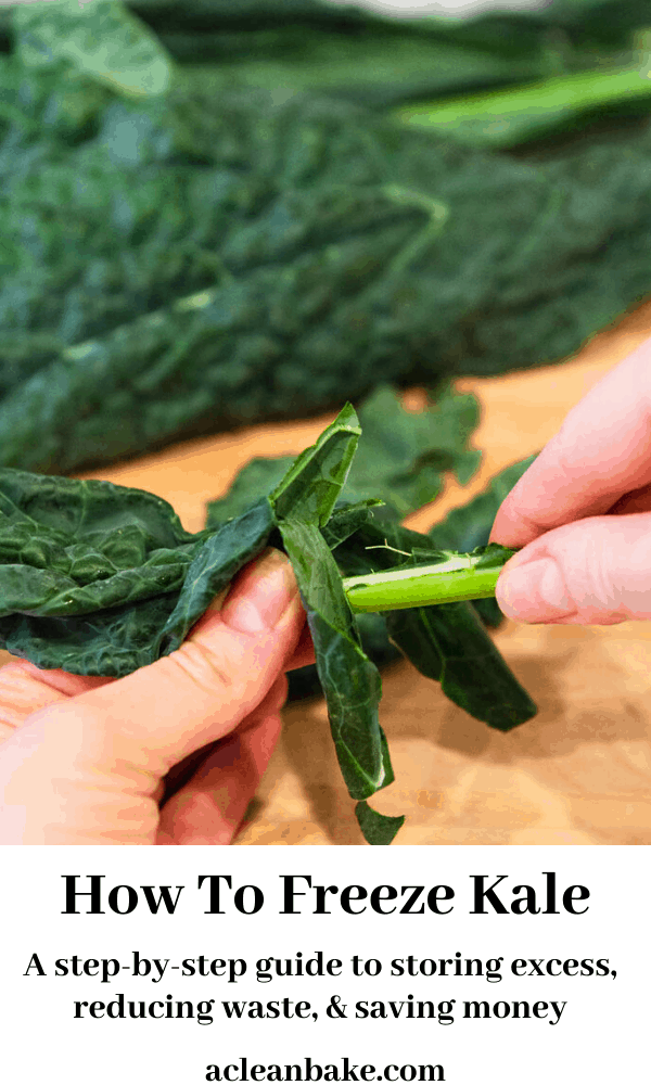 How to Freeze Kale A StepByStep Guide A Clean Bake
