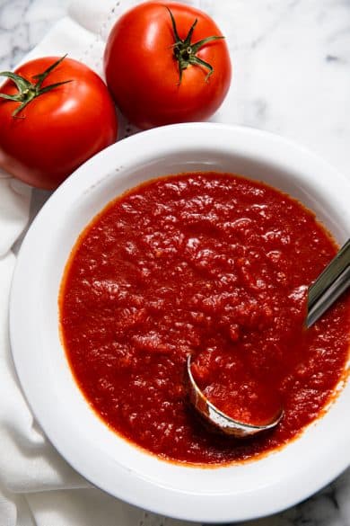 Easy 5-ingredient Homemade Pizza Sauce Recipe - A Clean Bake