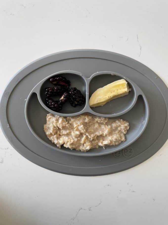 Baby Led Weaning Breakfast Idea for Thursday